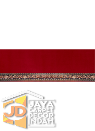 Karpet Sajadah Sofia Merah  Motif Polos 120x600, 120x1200, 120x1800, 120x2400, 120x3000